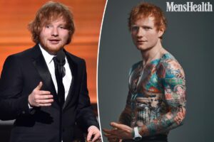 Ed Sheeran shows off 30-pound weight loss in shirtless pics
