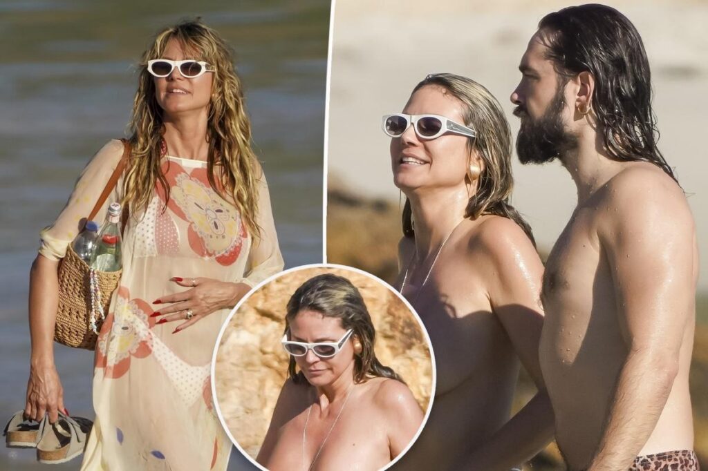 Heidi Klum goes au naturel while vacationing with husband Tom Kaulitz in St. Barths