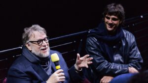 Guillermo del Toro Says “There’s No Substitute” for Watching Films on the Big Screen While Introducing ‘Frankenstein’ With Jacob Elordi