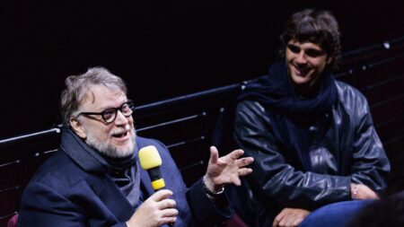 Guillermo del Toro Says “There’s No Substitute” for Watching Films on the Big Screen While Introducing ‘Frankenstein’ With Jacob Elordi