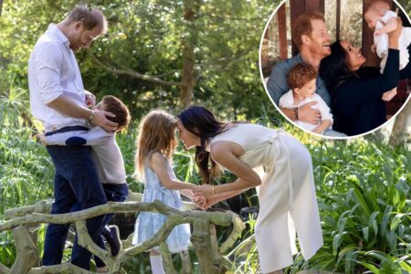 Archie and Lilibet look all grown up in Meghan Markle and Prince Harry’s holiday photo