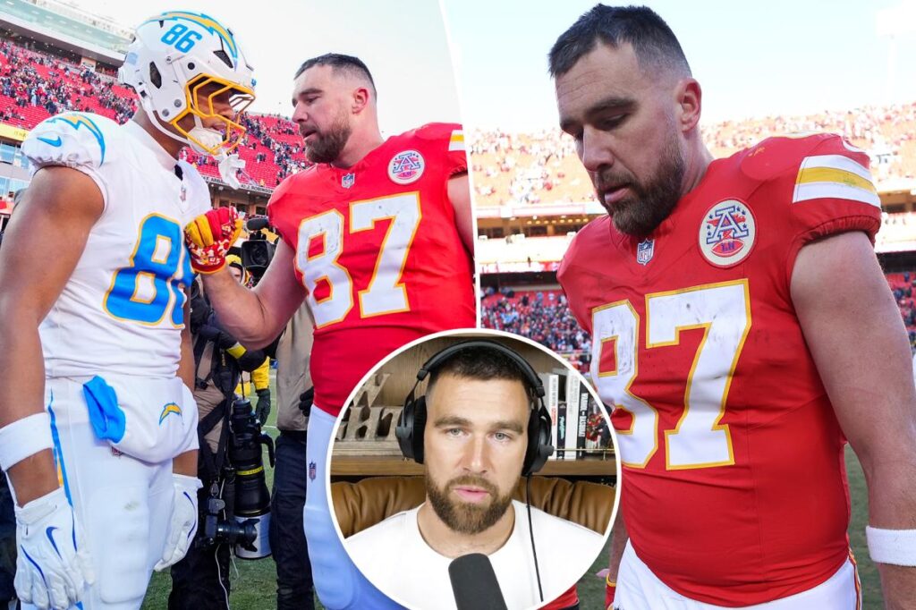 Travis Kelce makes emotional statement after Chiefs’ ‘f–ked up’ playoff elimination