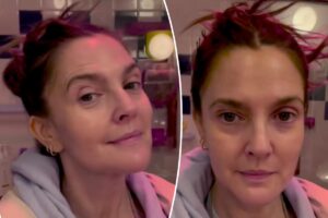 Drew Barrymore, 50, delights fans with makeup-free, unfiltered Instagram post