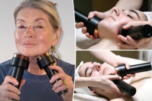 I tried the laser facial stars like Martha Stewart love