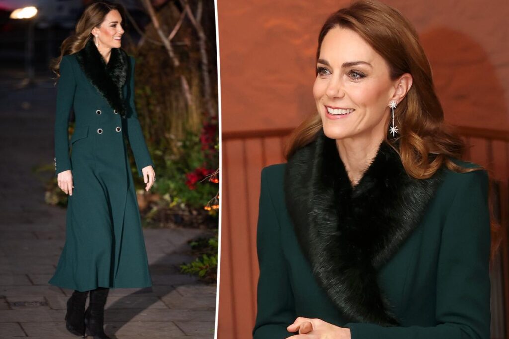 Kate Middleton wears green coat for ‘Together At Christmas’ carol service