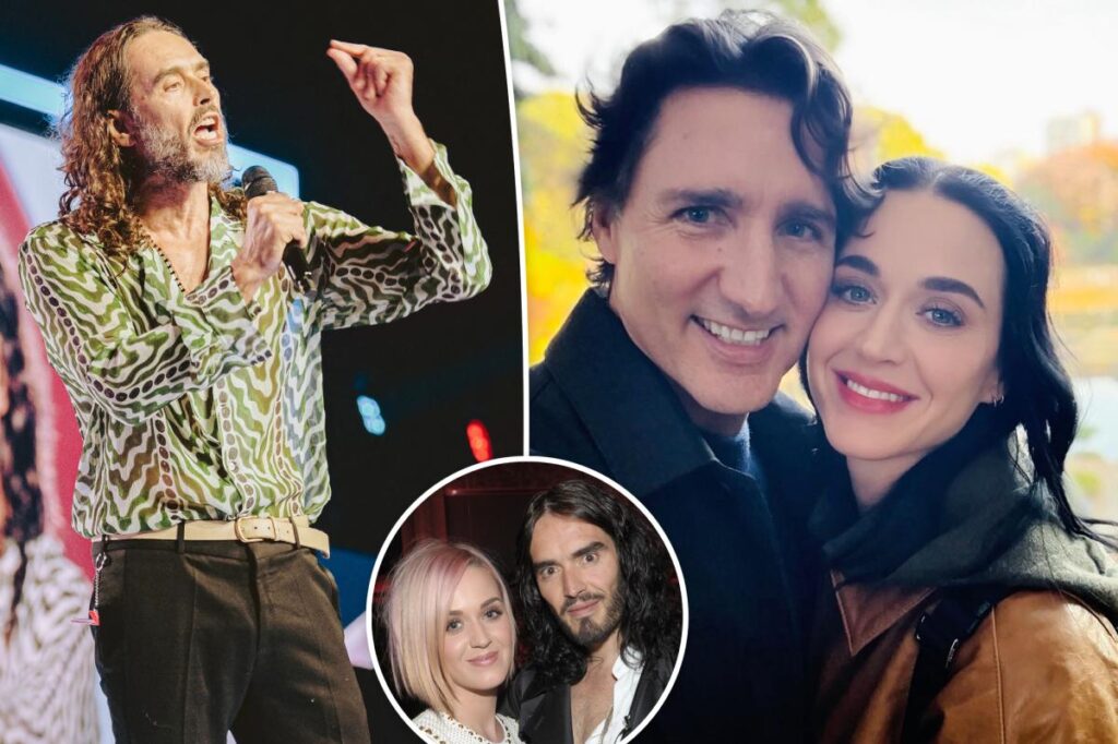 Russell Brand blasts Katy Perry’s romance with ‘stooge’ Justin Trudeau: ‘C’mon man’