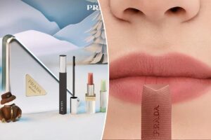 Bloomingdale’s Prada Beauty gift set includes a free clutch