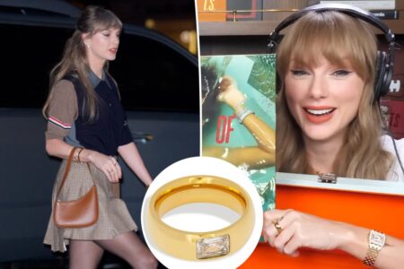 Taylor Swift keeps wearing this $50 Mazin Jewels ring, and it’s a perfect gift
