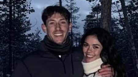 Dancing On Ice star Vanessa Bauer is engaged! Skater reveals she is set to marry Reading FC footballer James Rowe after romantic proposal