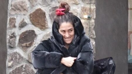 Nikki Bella, 42, goes makeup free as she runs errands after being linked to NFL toyboy Cooper DeJean, 22