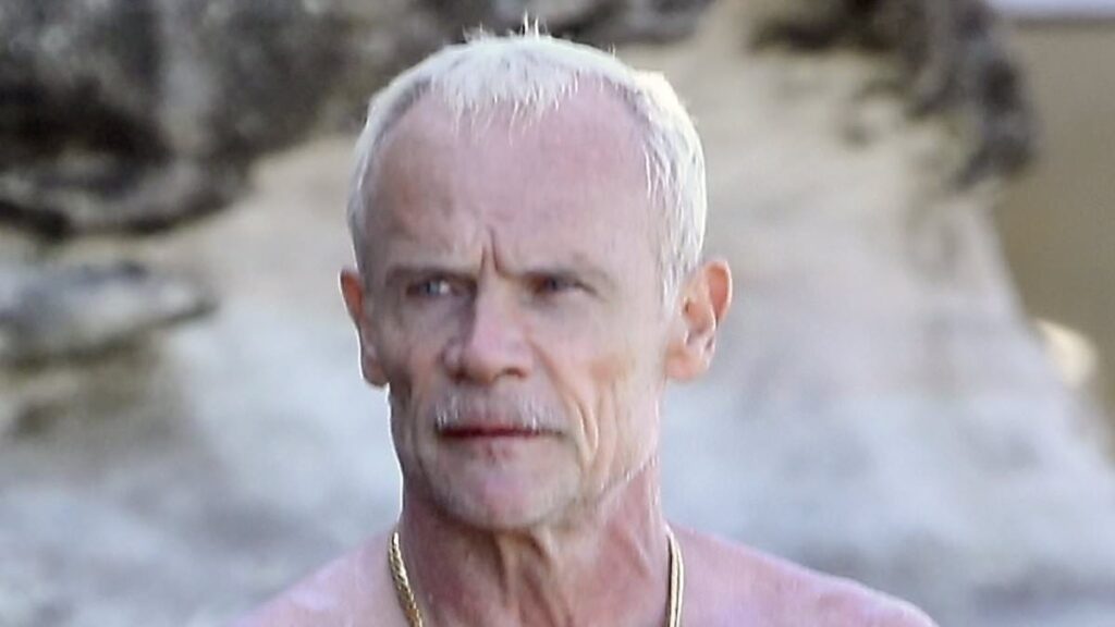 Red Hot Chili Peppers bassist Flea enjoys a beach day in Bondi with daughter Sunny Bebop