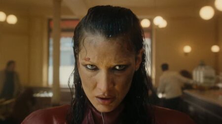 Bella Hadid’s VERY gory scene in The Beauty leaves viewers stunned as they rave over ‘crazy’ new Hulu series
