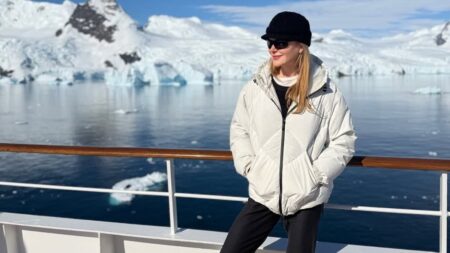 Feeling a little frosty? Nicole Kidman takes trip to Antarctica as her divorce is finalised