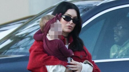 Megan Fox dotes on her daughter Saga Blade, 10 months, on rare outing in LA amid news she’s ‘done’ with MGK