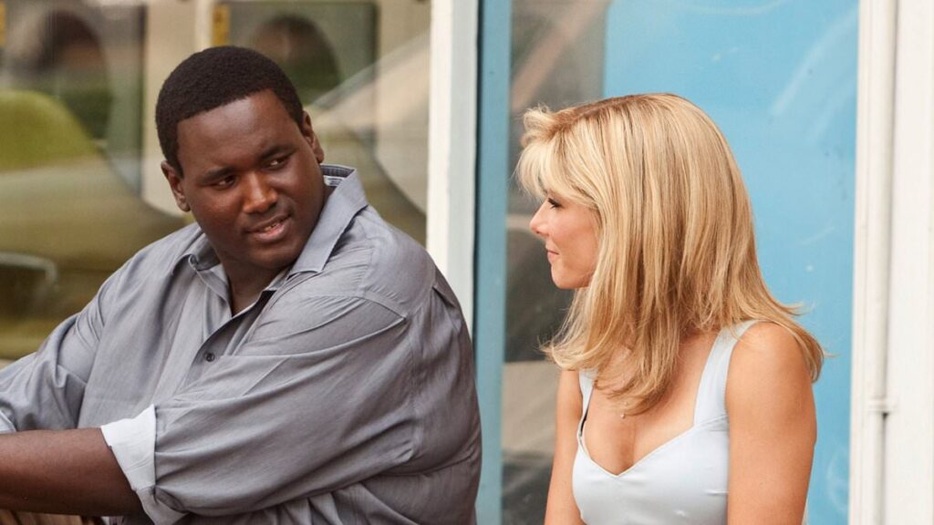 Sandra Bullock’s Blind Side costar Quinton Aaron is ‘fighting for his life’ in hospital after falling at home