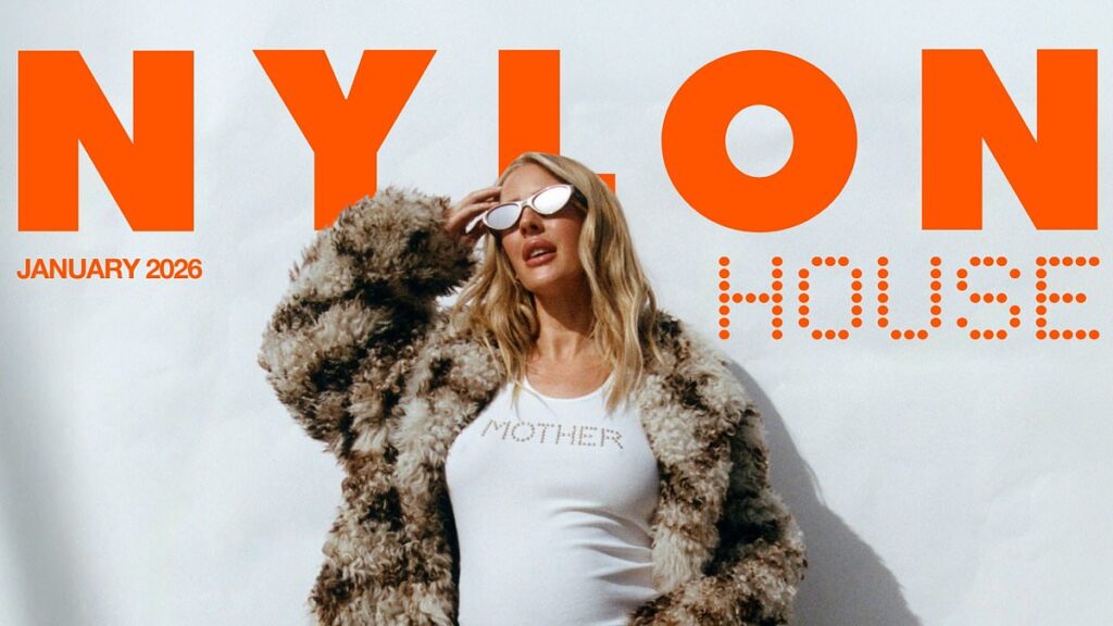 Pregnant Ellie Goulding shows off her baby bump in underwear and ‘mother’ T-shirt for new NYLON cover shoot – as she reflects on the ‘dark times’ with ex-husband Caspar Jopling that led to her ‘divorce album’