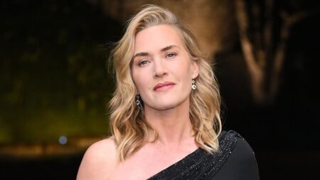 Kate Winslet puts on a glamorous display as she joins Benedict Cumberbatch and his wife Sophie Hunter at Finding Harmony: A King’s Vision Windsor Castle premiere