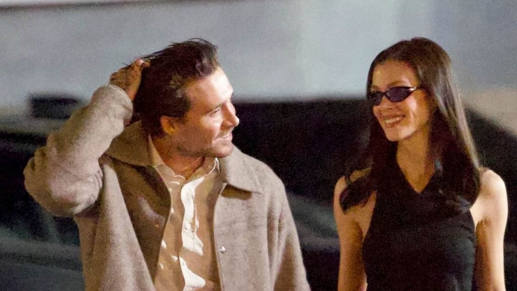 Smiling Brooklyn Beckham looks very happy with himself as he whisks his wife Nicola Peltz off for dinner during Beverly Hills getaway after publicly cutting ties with his family