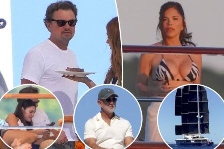 Leonardo DiCaprio and girlfriend party with Jeff Bezos and bikini-clad Lauren Sánchez on $250M superyacht