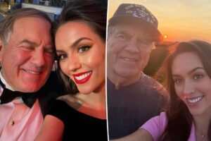 Jordon Hudson blasts critics as she rings in 2026 with boyfriend Bill Belichick