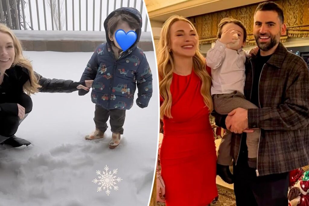 Lindsay Lohan shares rare photo of son Luai, 2, in the snow
