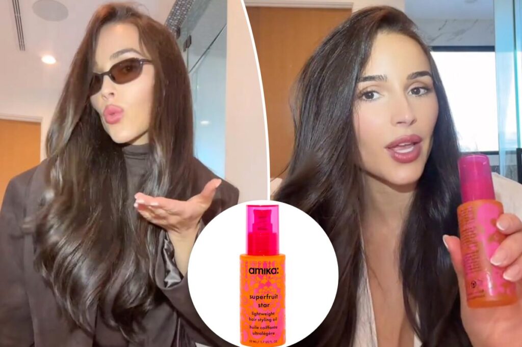 Olivia Culpo’s ‘perfect’ Amika hair oil is on sale on Amazon
