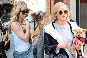 ‘Awful’ Jennifer Lawrence slammed for rehoming dog who bit her child: ‘This is so disappointing’