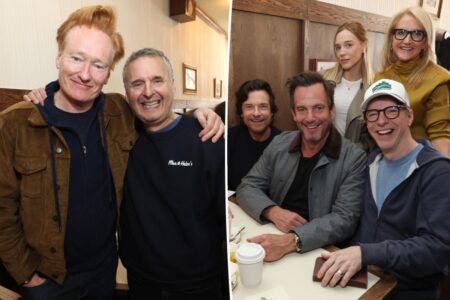 Conan O’Brien, Alex Cooper celebrate SiriusXM Golden Globes