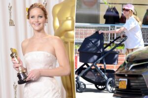 Oscar-winning actress Jennifer Lawrence identifies as ‘a stay-at-home mom’