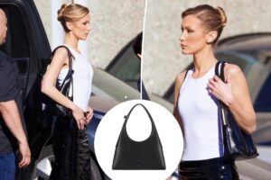 Bella Hadid’s chic Stand Oil bag looks designer, but costs just $67