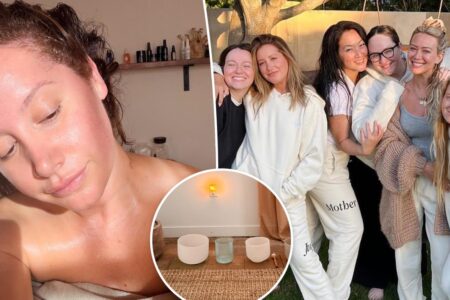 Ashley Tisdale enjoys self-care day as ‘toxic’ mom group drama rages on