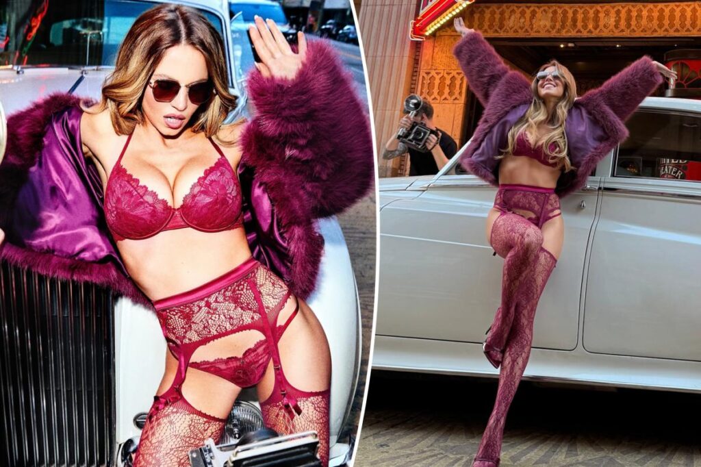 Sydney Sweeney takes to the streets of LA in new Syrn lingerie ad photoshoot