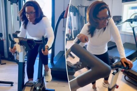 Oprah Winfrey works out for grueling 72 minutes to ring in 72nd birthday
