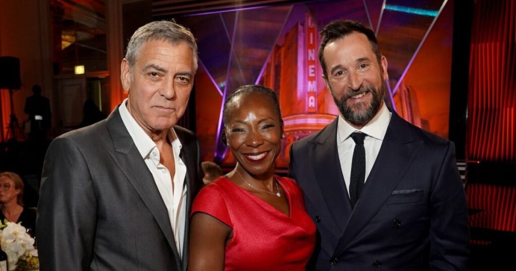George Clooney Reunites With Former ‘ER’ Costar Noah Wyle at AARP Movies for Grownups Awards