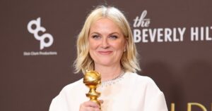 Amy Poehler’s ‘Good Hang’ Wins the 1st Ever Best Podcast Award at the 2026 Golden Globes