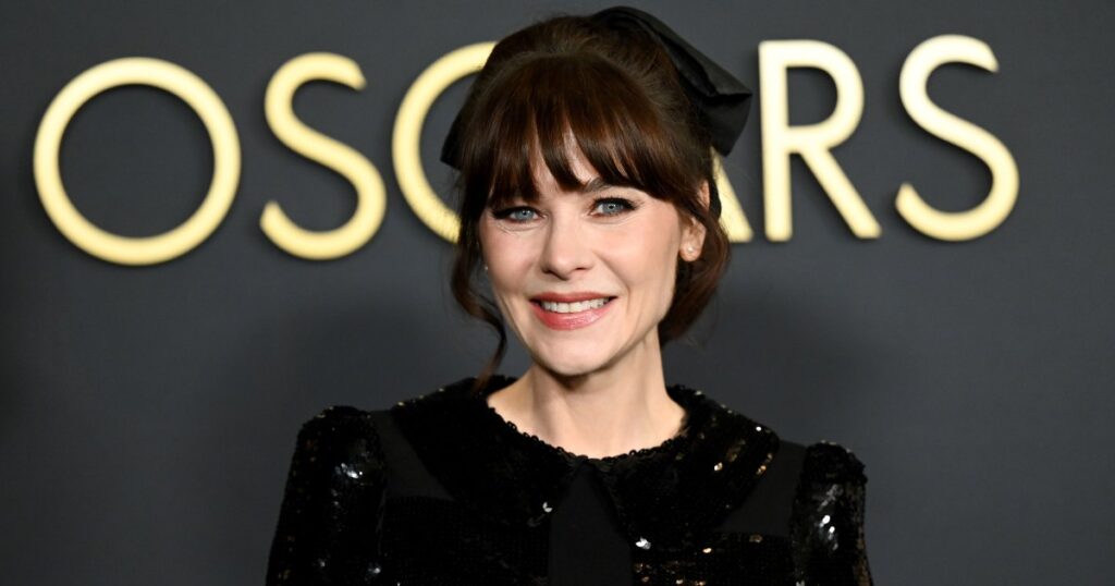 Zooey Deschanel Made Her Own Mini Makeup Palette — And it Included This $25 Lipstick