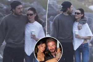 Brooklyn Beckham, Nicola Peltz hold hands in first photos since tirade against parents