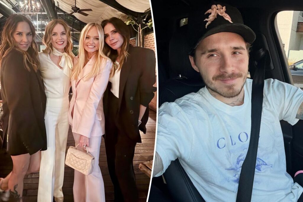 Victoria Beckham reunites with Spice Girls at Emma Bunton’s 50th birthday party