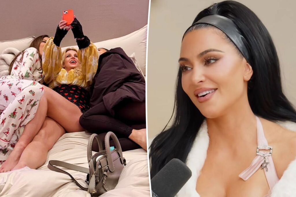 Kim Kardashian details ‘crazy sleepover’ with Britney Spears: ‘Wanted some girl time’