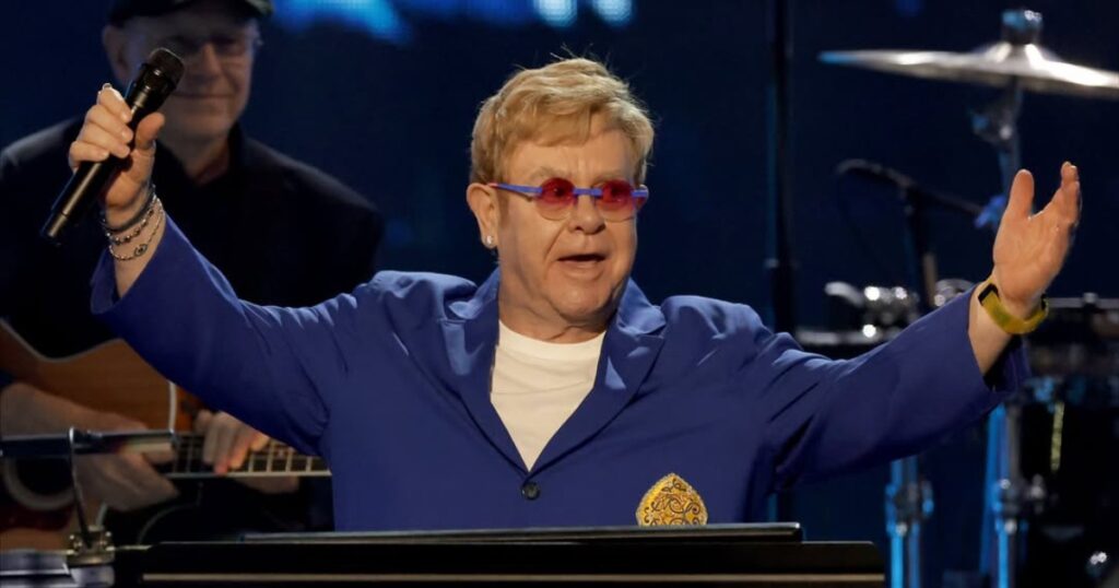 Elton John’s private jet divebombed by ‘huge hawk’, Entertainment News