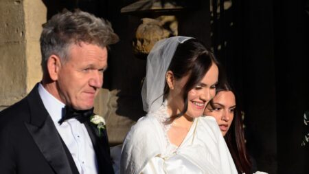 Gordon Ramsay says he cried over the price of daughter Holly’s wedding gown and shares the advice he gave her before she married Adam Peaty