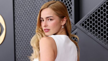 Addison Rae flashes underwear in Marilyn Monroe-style Grammys gown at 2026 Grammy Awards