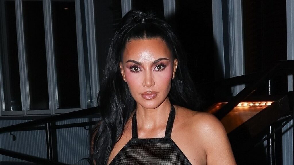 Kim Kardashian and Lewis Hamilton are pictured after spending New Year’s Eve partying together at A-list bash – as it’s revealed how they kept their relationship secret for a month