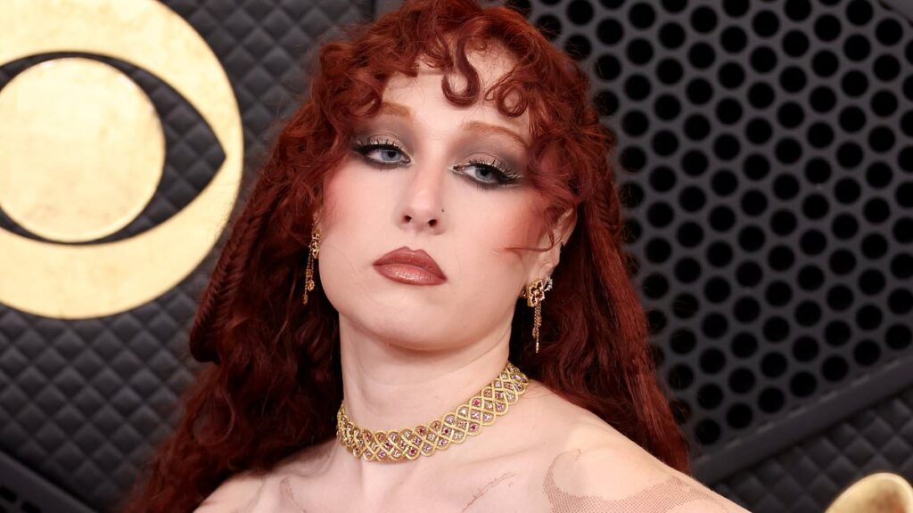Chappell Roan fires back at outrage over shockingly revealing Grammys gown that hung from her nipple rings