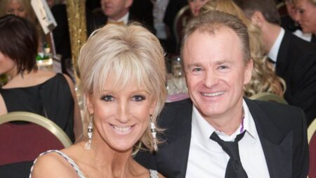 Bobby Davro recalls ‘crying all the way’ to standup gigs before breaking down again once he got off stage as he opens up about performing through grief – three years after the tragic death of fiancée Vicky Wright
