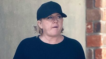 80s child star who rose to fame in beloved Family Ties sitcom does unglamorous house work… can you guess who?