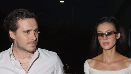 Brooklyn Beckham hangs on to his ‘favourite’ £220k watch gifted by his dad David as he brings his own £3k wine for dinner with wife Nicola Peltz after erasing his tattoo tributes amid family feud