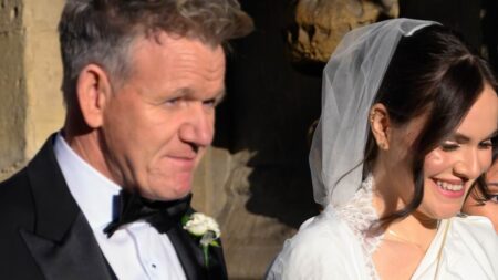 Gordon Ramsay says past year has been ‘most challenging of his family’s lives’ and reflects on daughter Holly’s scandal-ridden wedding (where the costly flowers left him in TEARS)