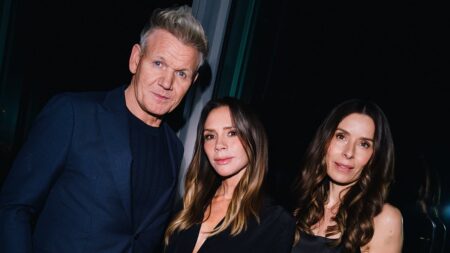 Are the Beckhams and Ramsays at war? As Victoria is pictured looking stony-faced at Gordon’s Netflix launch, insiders tell KATIE HIND that the chef’s comments about Brooklyn feud have ruffled feathers