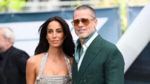 Brad Pitt and Ines de Ramon seen together for first time in three months as they arrive in Greece